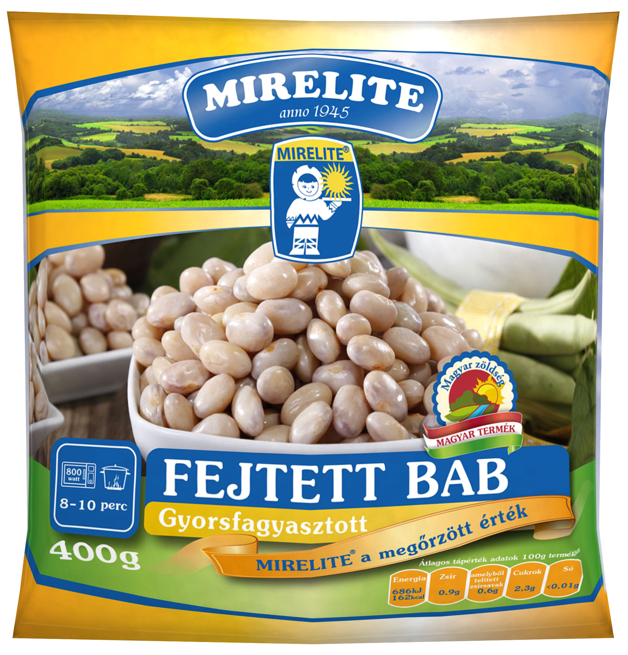 MIRELITE Fejtett bab 400 g